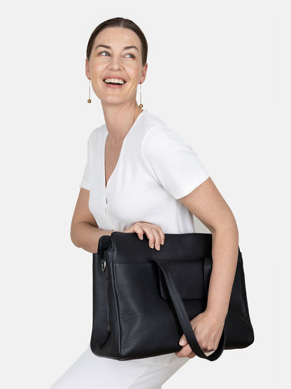 RE:DESIGNED EST 2003 Evia Urban Work Bag Black