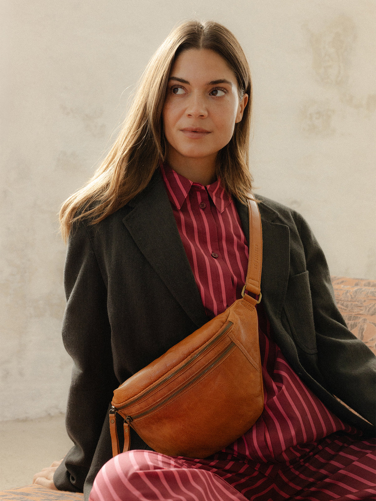 RE:DESIGNED EST 2003 Faust Urban Bumbag Burned Tan