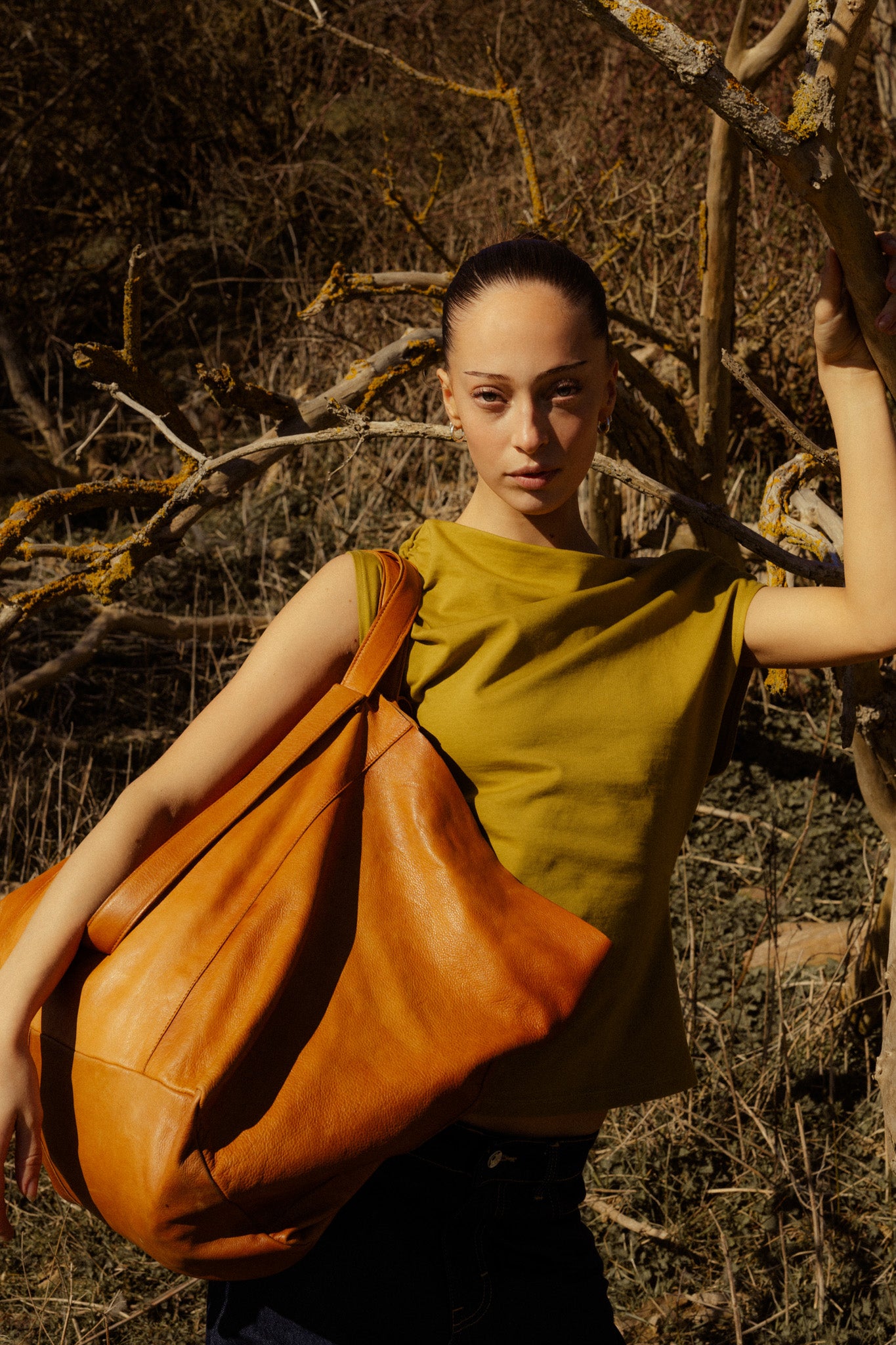 RE:DESIGNED EST 2003 Fie Urban Weekend Bag Burned Tan