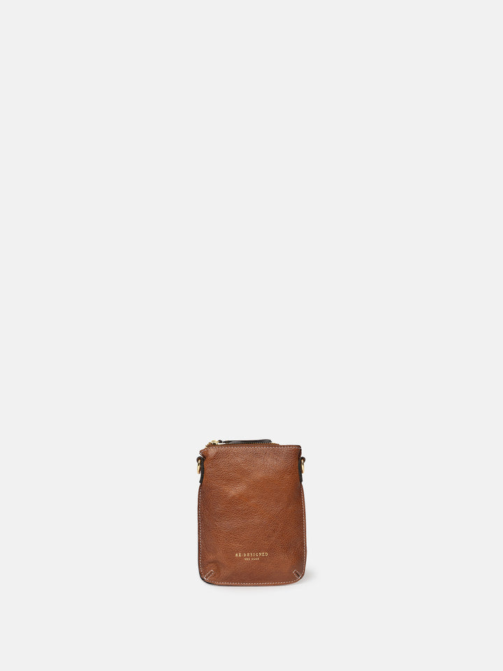 RE:DESIGNED EST 2003 Fillis Mini Mobile Bag Walnut