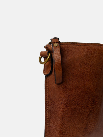 RE:DESIGNED EST 2003 Fillis Mini Mobile Bag Walnut/Brass
