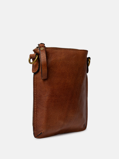 RE:DESIGNED EST 2003 Fillis Mini Mobile Bag Walnut/Brass
