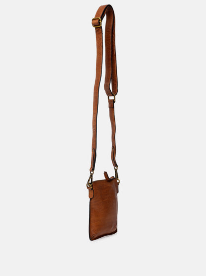 RE:DESIGNED EST 2003 Fillis Mini Mobile Bag Walnut/Brass