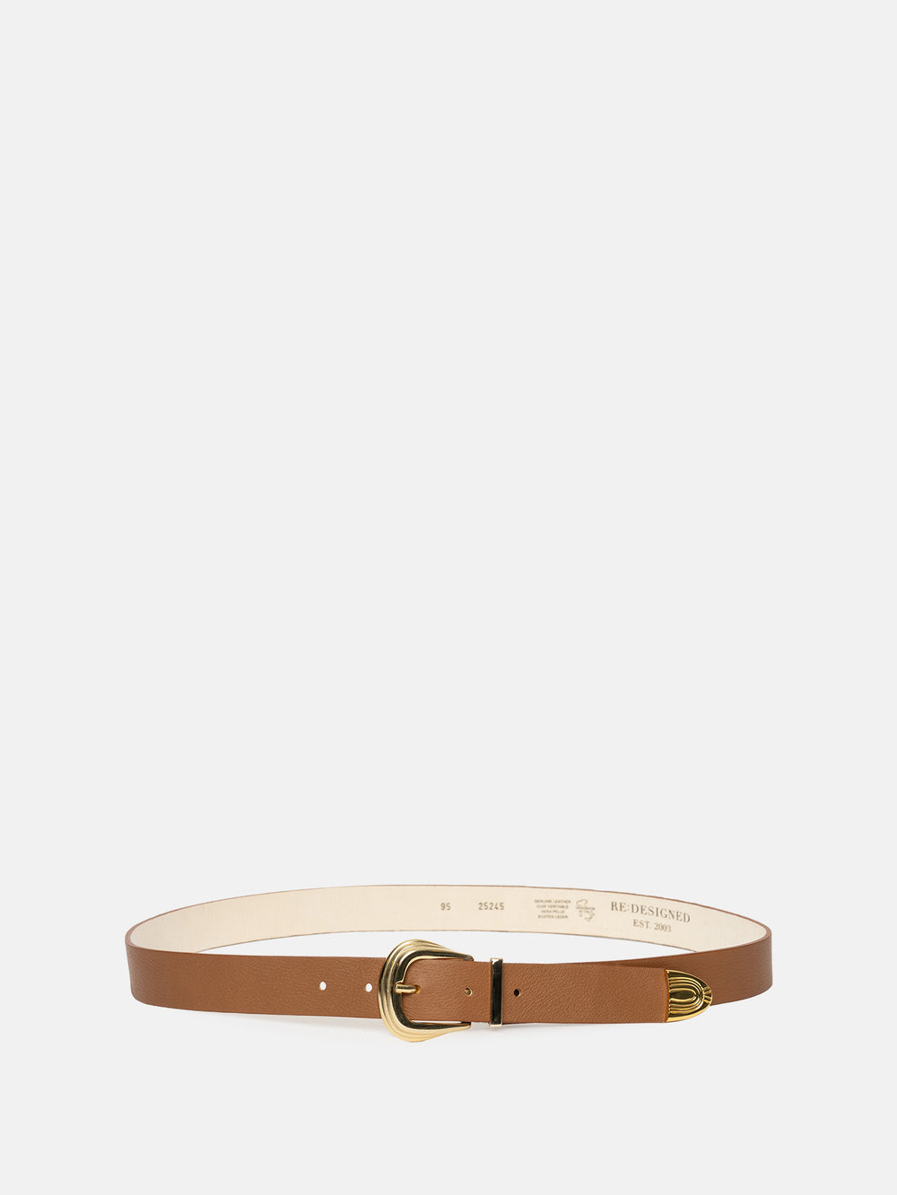 RE:DESIGNED EST 2003 Flykra Belt Cognac