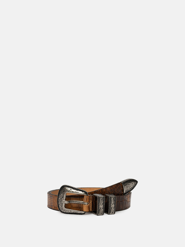 RE:DESIGNED EST 2003 Franceska Belt Cognac