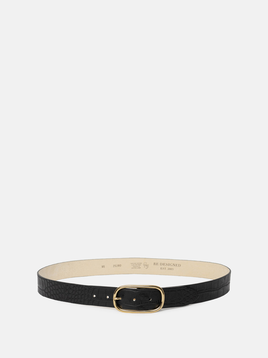 RE:DESIGNED EST 2003 Francini Belt Black