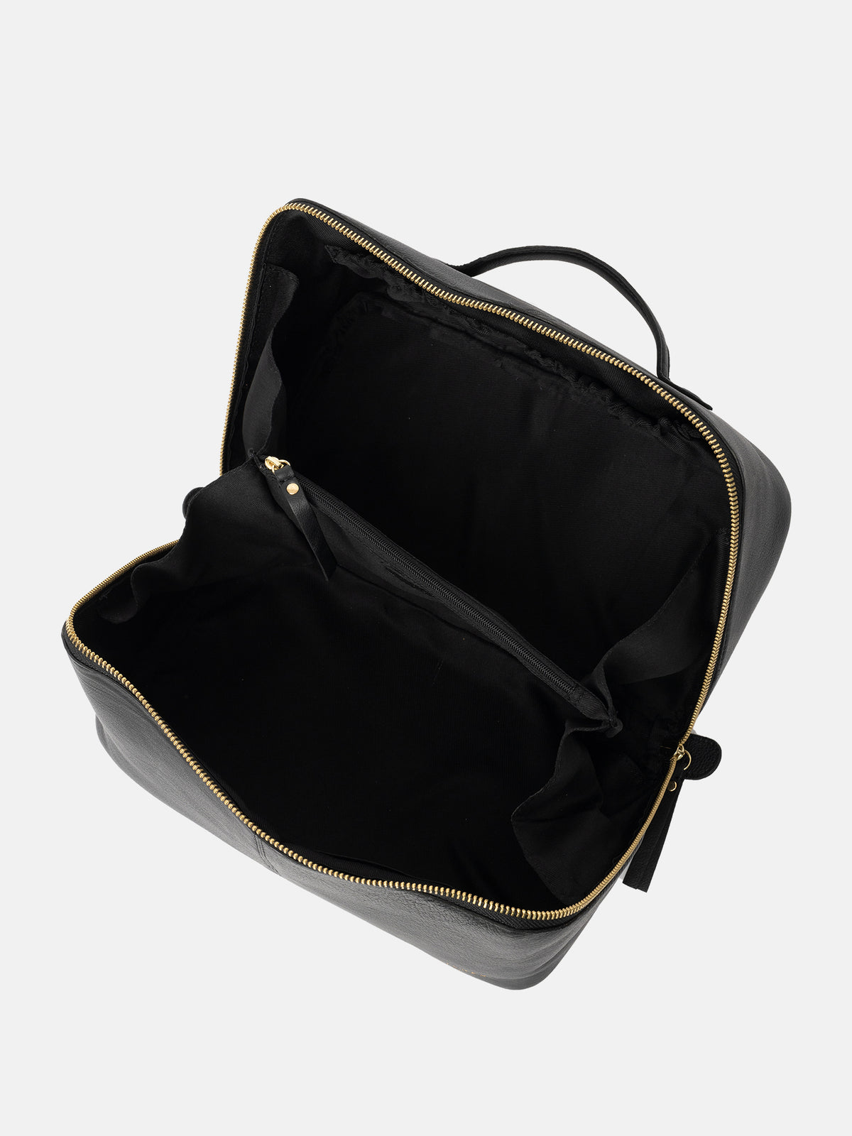 RE:DESIGNED EST 2003 Halima Big Toiletry Bag Black/Gold