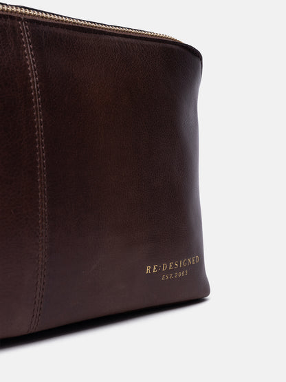 RE:DESIGNED EST 2003 Halima Big Toiletry Bag Woodsmoke