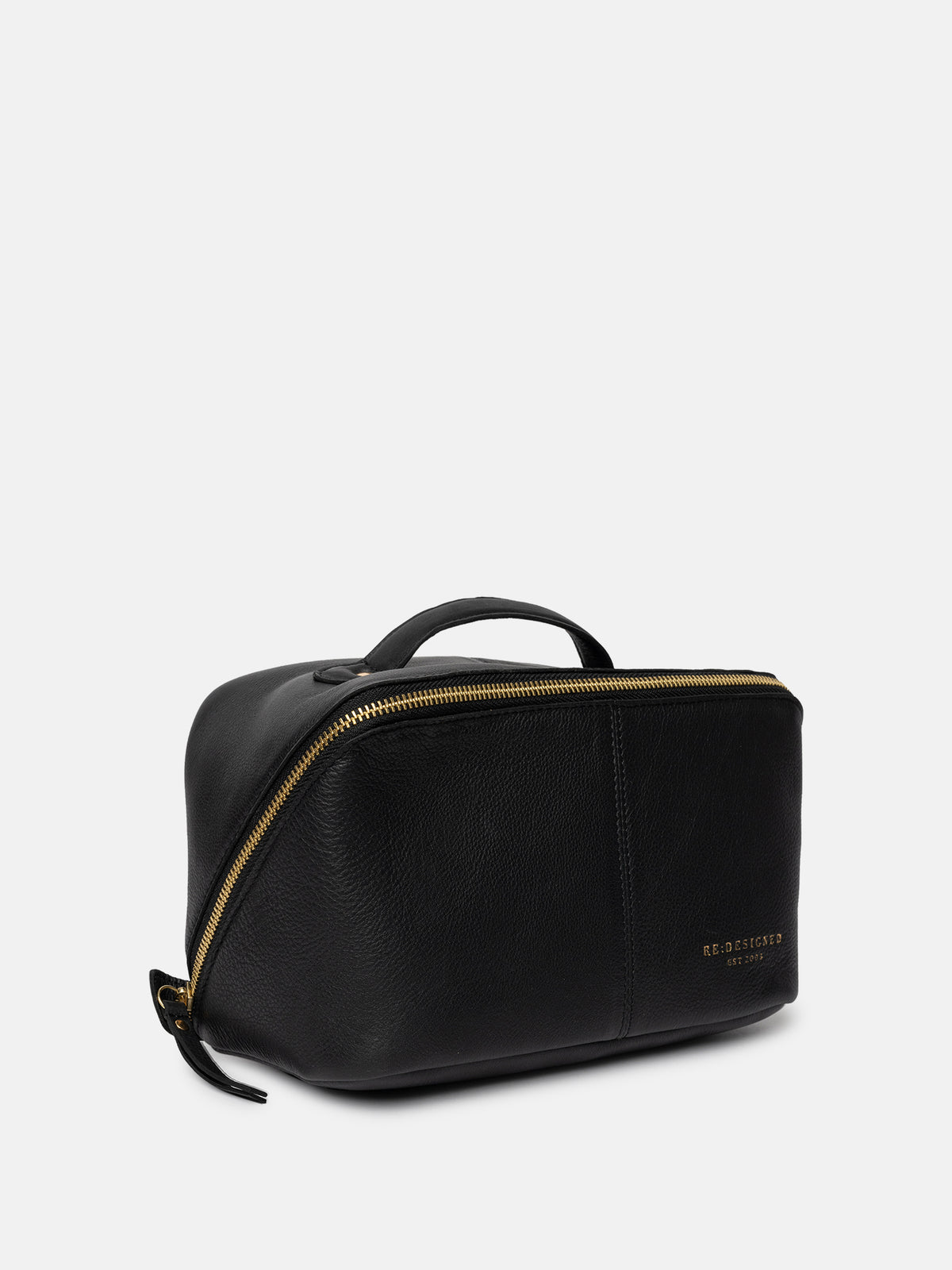 RE:DESIGNED EST 2003 Halima Small Toiletry Bag Black/Gold