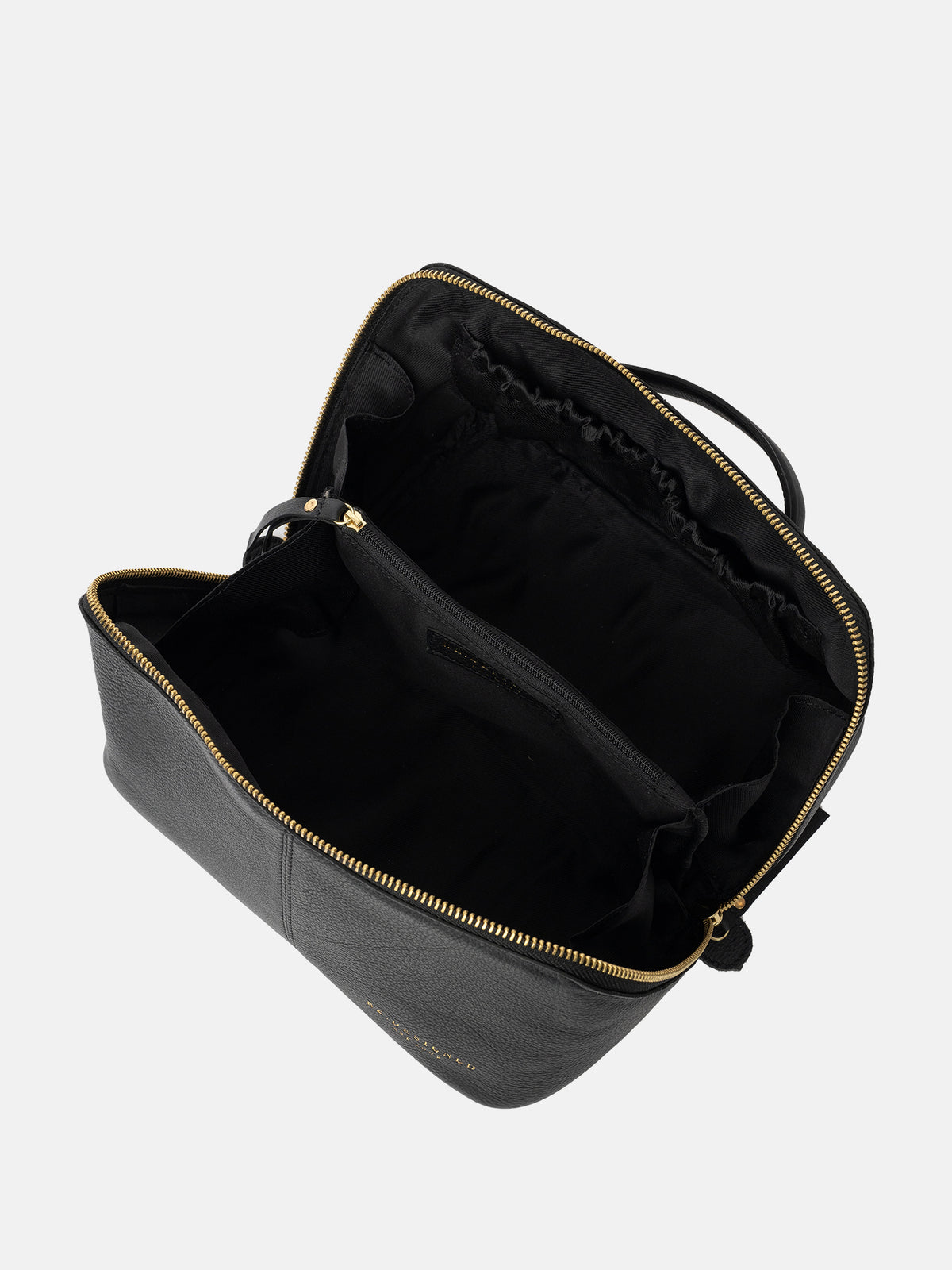 RE:DESIGNED EST 2003 Halima Small Toiletry Bag Black/Gold