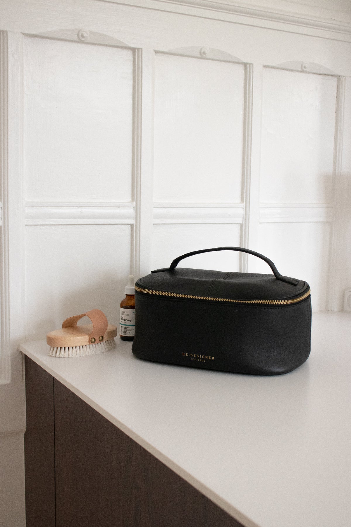 RE:DESIGNED EST 2003 Helga Big Toiletry Bag Black