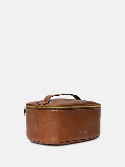 RE:DESIGNED EST 2003 Helga Big Toiletry Bag Walnut
