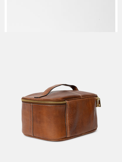 RE:DESIGNED EST 2003 Helga Big Toiletry Bag Walnut
