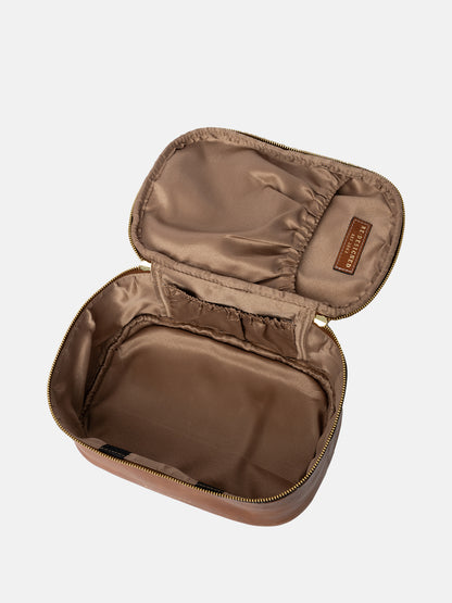 RE:DESIGNED EST 2003 Helga Big Toiletry Bag Walnut