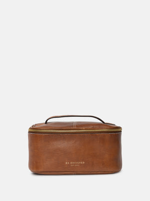 RE:DESIGNED EST 2003 Helga Big Toiletry Bag Walnut
