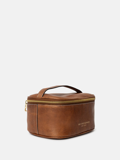 RE:DESIGNED EST 2003 Helga Small Toilet Bag Walnut
