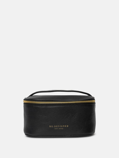 RE:DESIGNED EST 2003 Helga Small Toiletry Bag Black