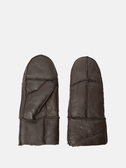 RE:DESIGNED EST 2003 Henny Mittens Dark Brown