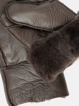 RE:DESIGNED EST 2003 Henny Gloves Dark Brown