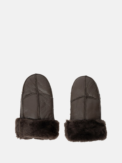 RE:DESIGNED EST 2003 Henny Mittens Dark Brown