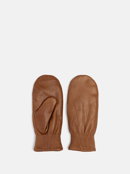 RE:DESIGNED EST 2003 Hera Mitten Wool Gloves Cognac