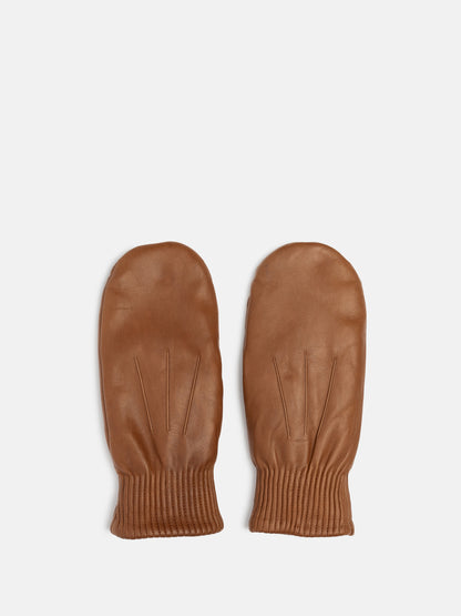 RE:DESIGNED EST 2003 Hera Mitten Wool Gloves Cognac