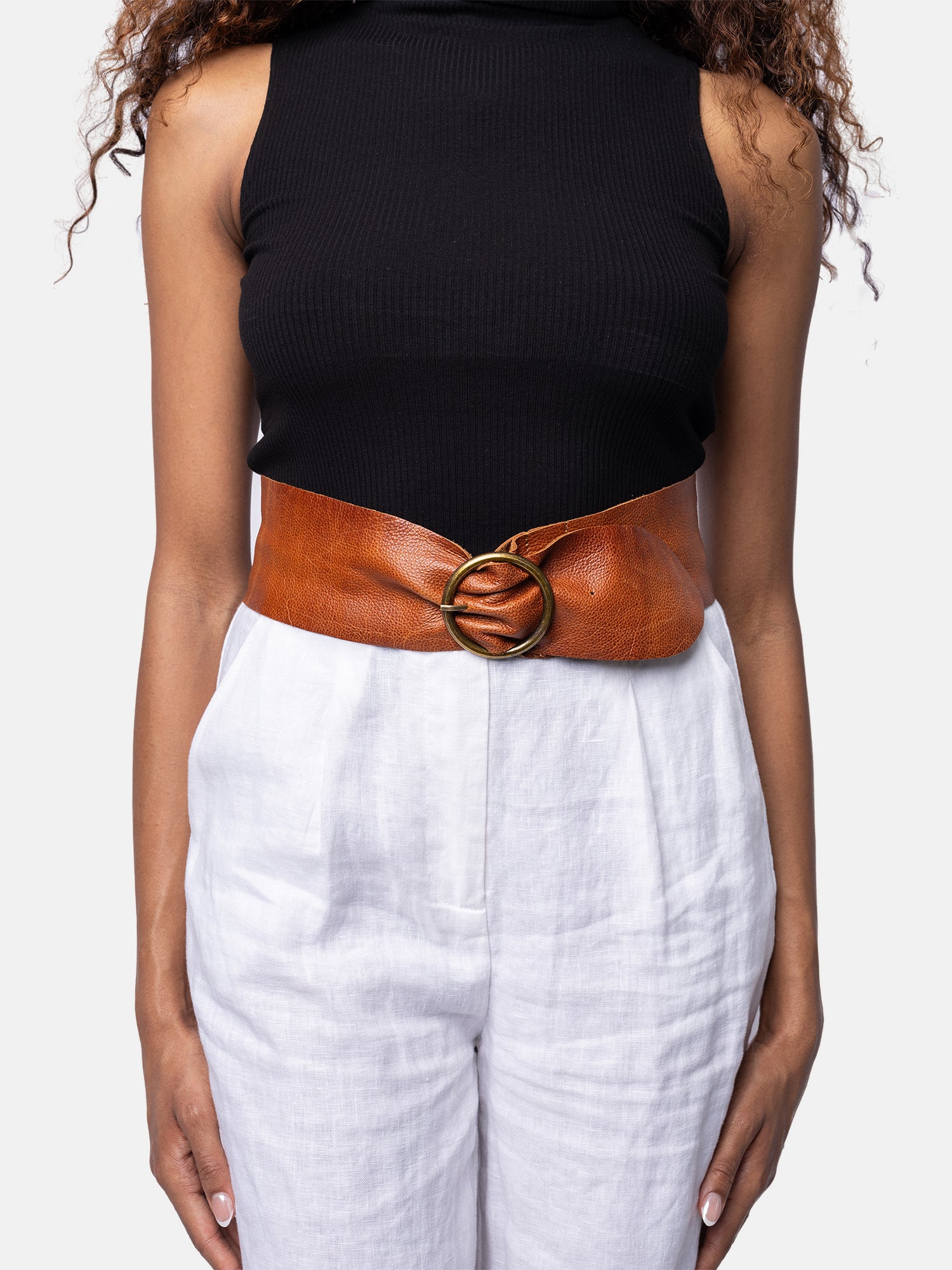 RE:DESIGNED EST 2003 Hila Belt Burned Tan