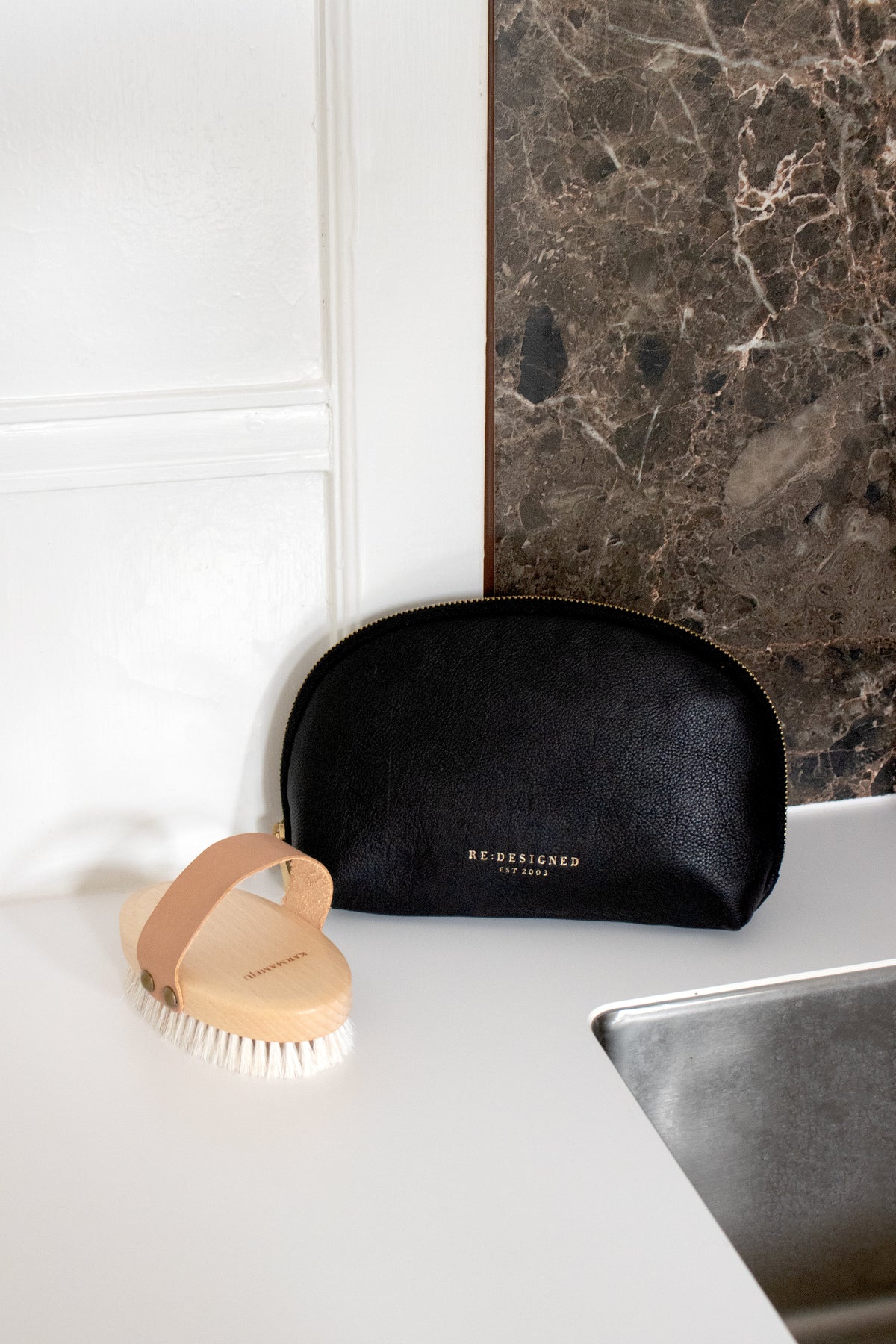 RE:DESIGNED EST 2003 Hoshi Toiletry Bag Black