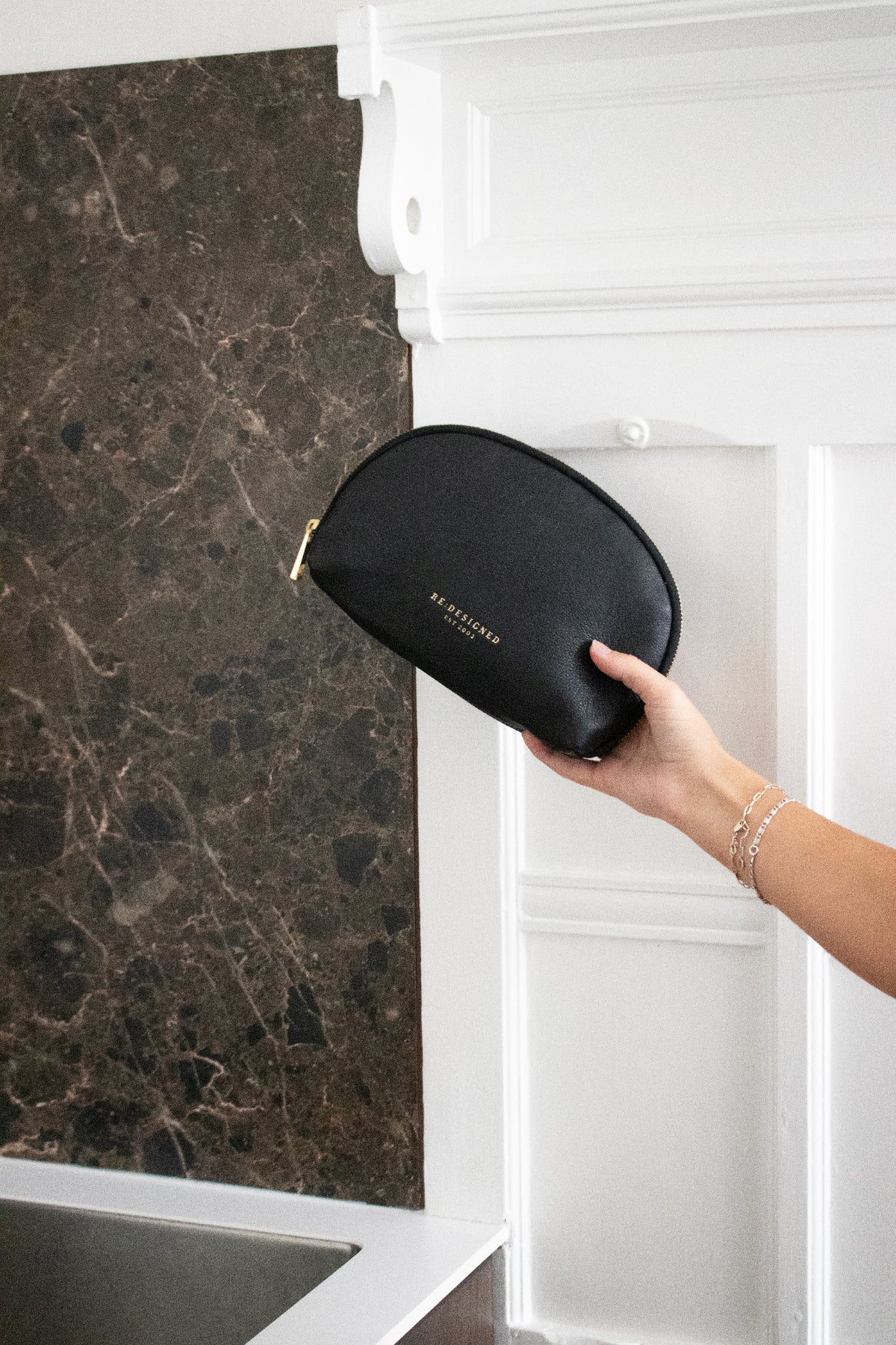 RE:DESIGNED EST 2003 Hoshi Toiletry Bag Black