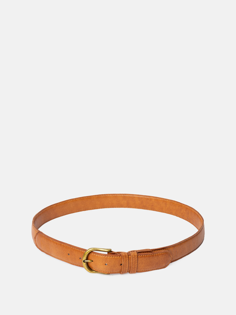 RE:DESIGNED EST 2003 Hyas Wide Belt Burned Tan