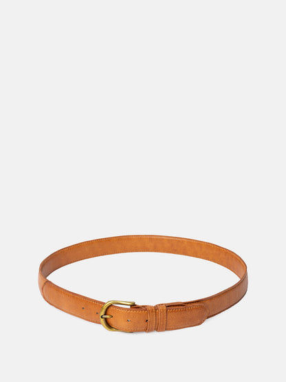RE:DESIGNED EST 2003 Hyas Wide Belt Burned Tan