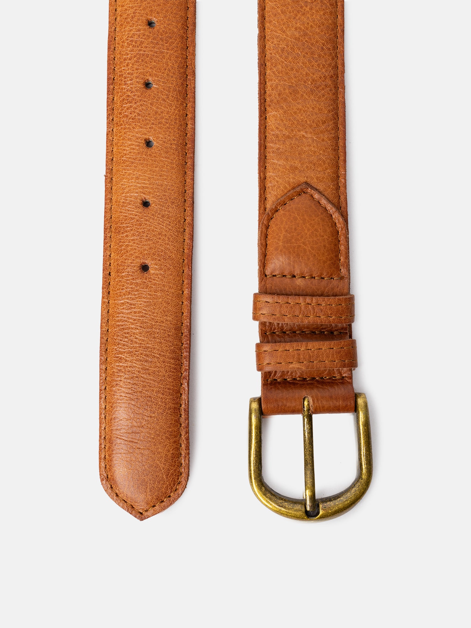 RE:DESIGNED EST 2003 Hyas Wide Belt Burned Tan