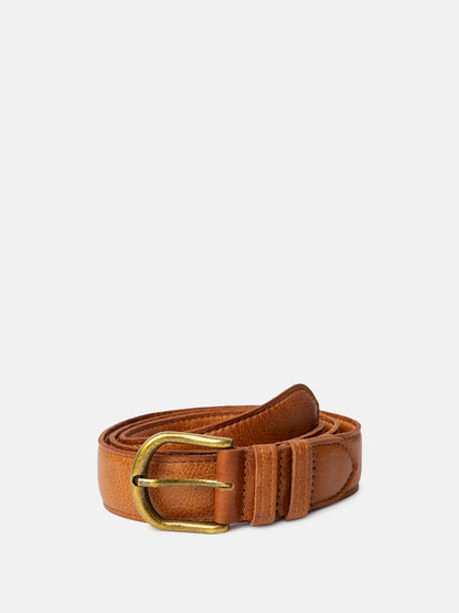 RE:DESIGNED EST 2003 Hyas Wide Belt Burned Tan