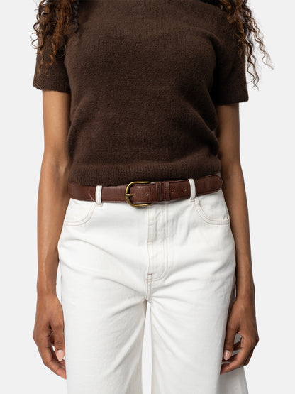 RE:DESIGNED EST 2003 Hyas Wide Belt Woodsmoke