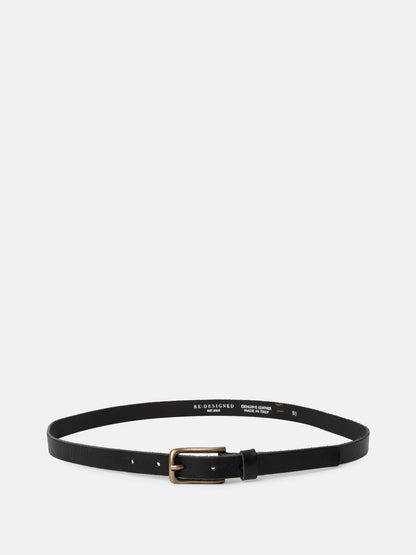 RE:DESIGNED EST 2003 Jeanne Slim Belt Black