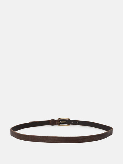 RE:DESIGNED EST 2003 Jeanne Slim Belt Brown