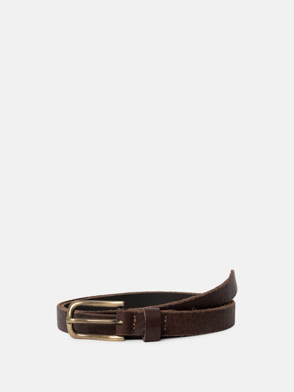 RE:DESIGNED EST 2003 Jeanne Slim Belt Brown