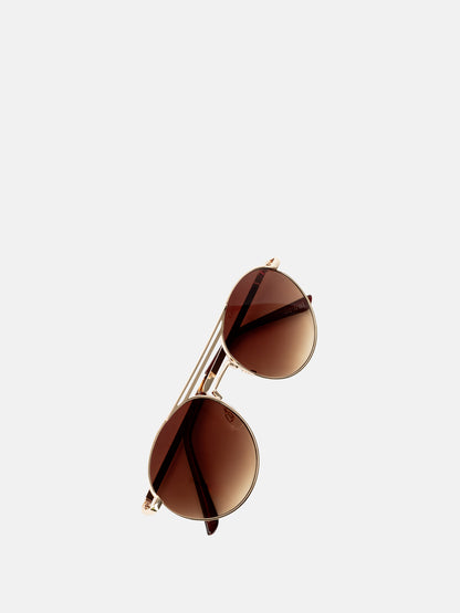 RE:DESIGNED EST 2003 Jewel Sunglass Gold