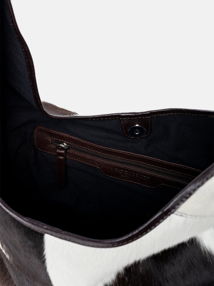 RE:DESIGNED EST 2003 Jia Big Shoulder bag Brown/White