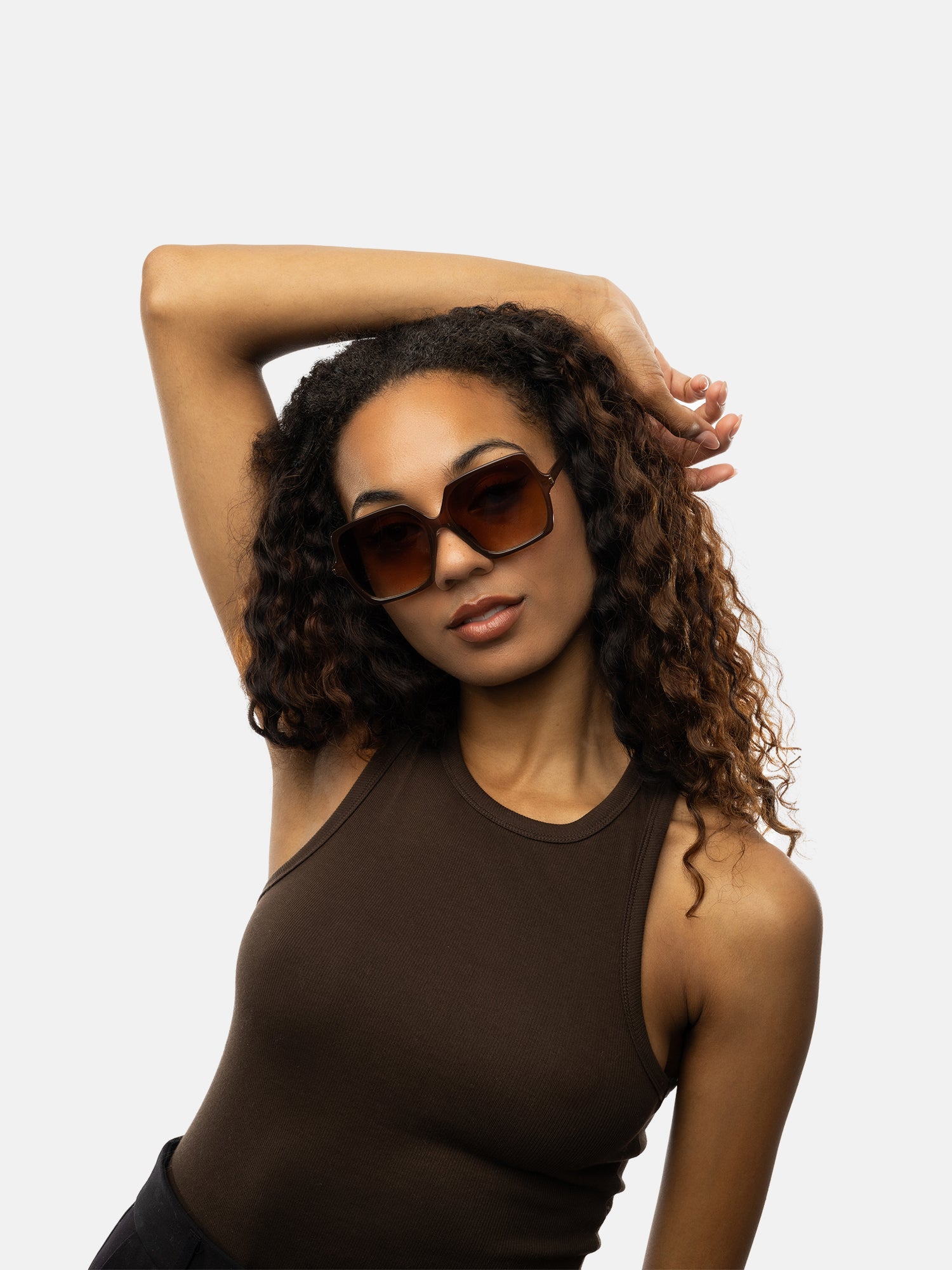 RE:DESIGNED EST 2003 Julia Sunglass Brown