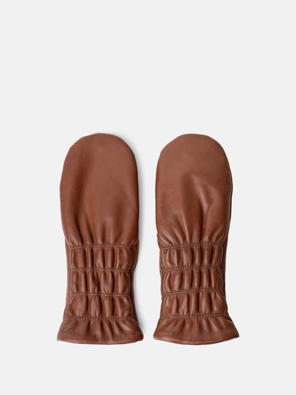 RE:DESIGNED EST 2003 Kara Mitten Gloves Cognac