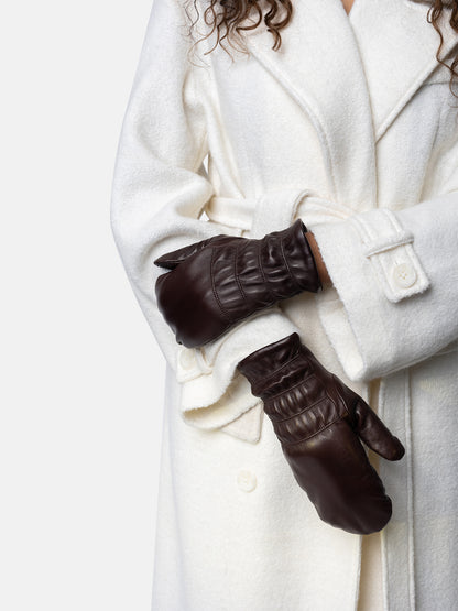 RE:DESIGNED EST 2003 Kara Mitten Gloves Warm Brown