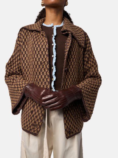 RE:DESIGNED EST 2003 Lacy Gloves Warm Brown