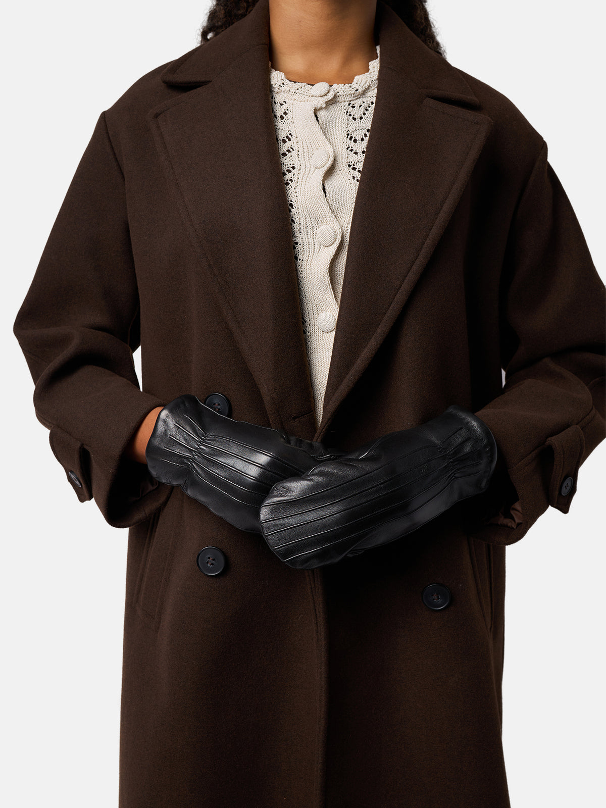 RE:DESIGNED EST 2003 Lacy Mitten Gloves Black