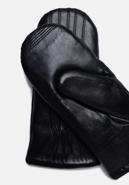 RE:DESIGNED EST 2003 Lacy Mitten Gloves Black