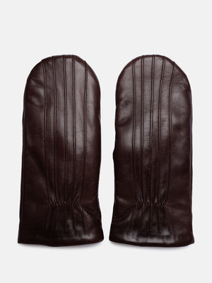 RE:DESIGNED EST 2003 Lacy Mitten Gloves Warm Brown