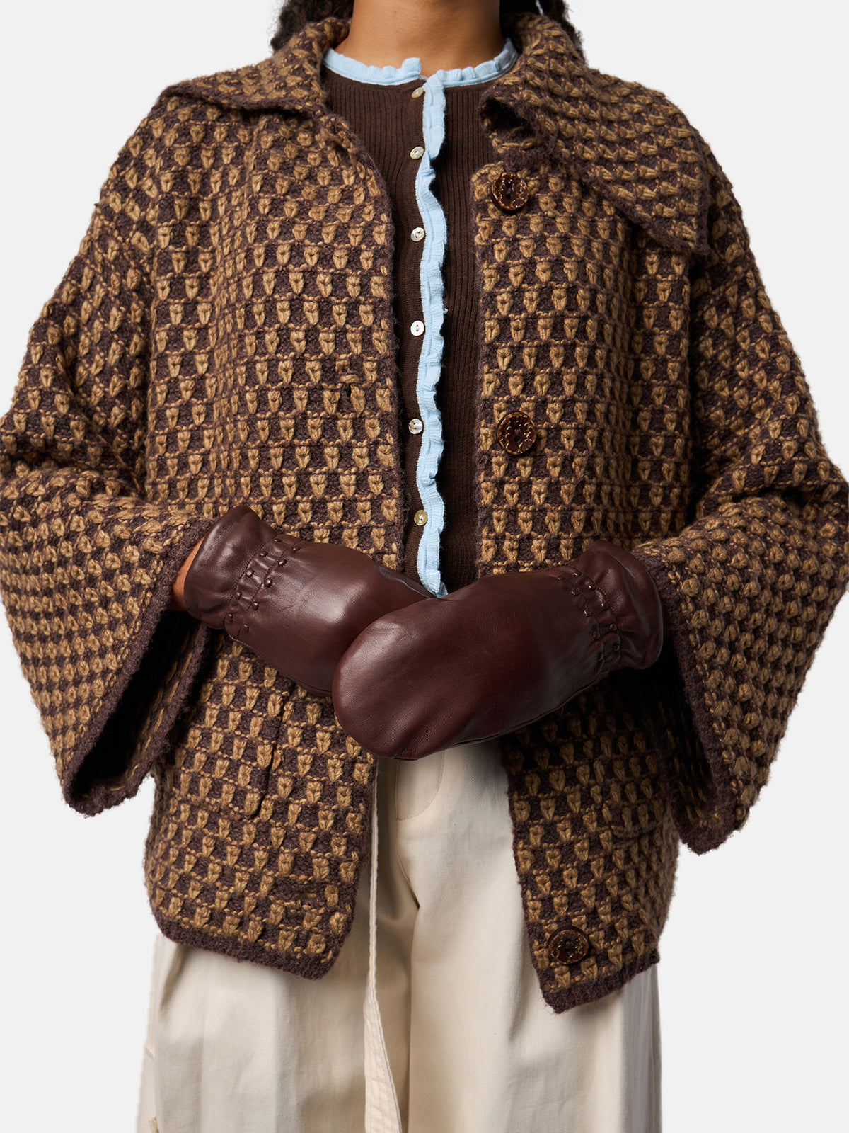 RE:DESIGNED EST 2003 Lara Mitten Gloves Warm Brown