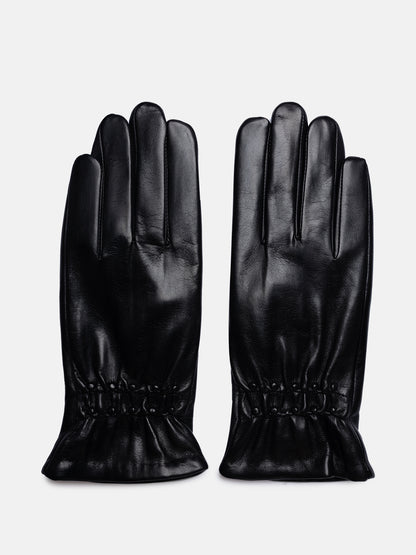 RE:DESIGNED EST 2003 Lara Wool Gloves Black