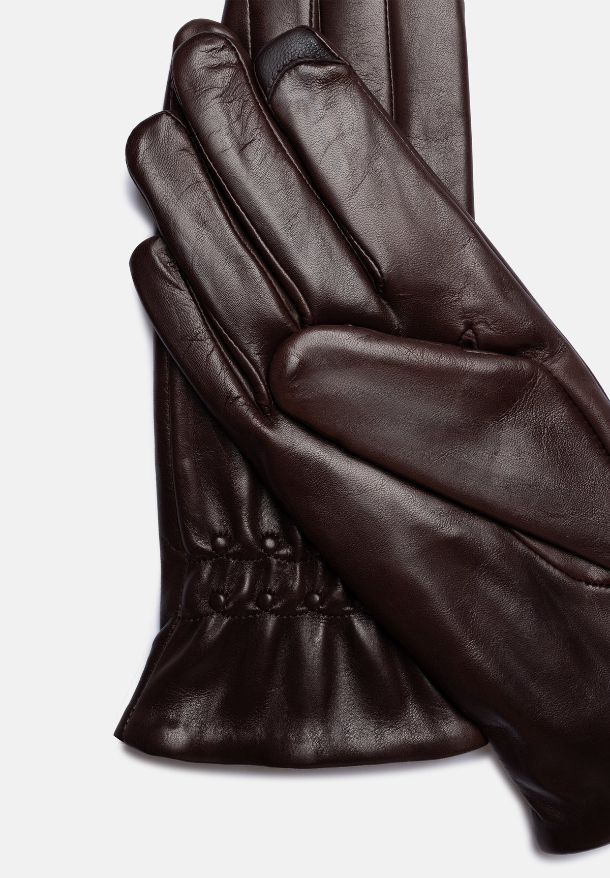 RE:DESIGNED EST 2003 Lara Wool Gloves Warm Brown
