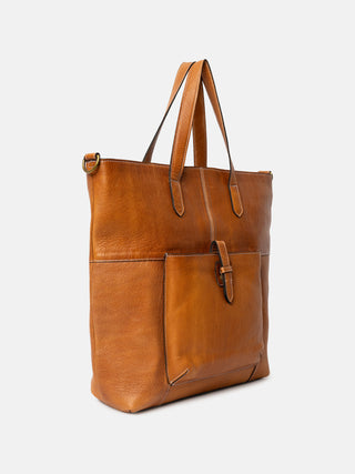 RE:DESIGNED EST 2003 Layla Work Bag Burned Tan